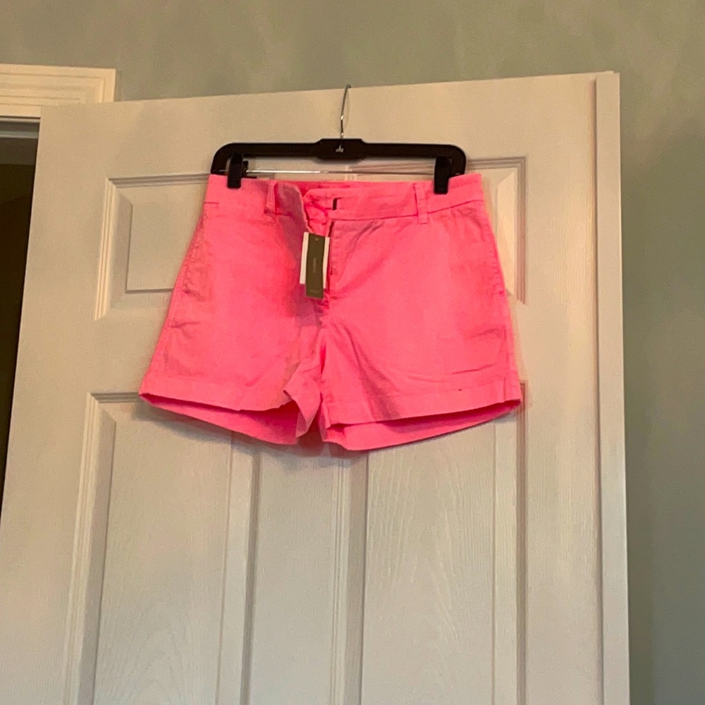 J. Crew Pink Chino Shorts